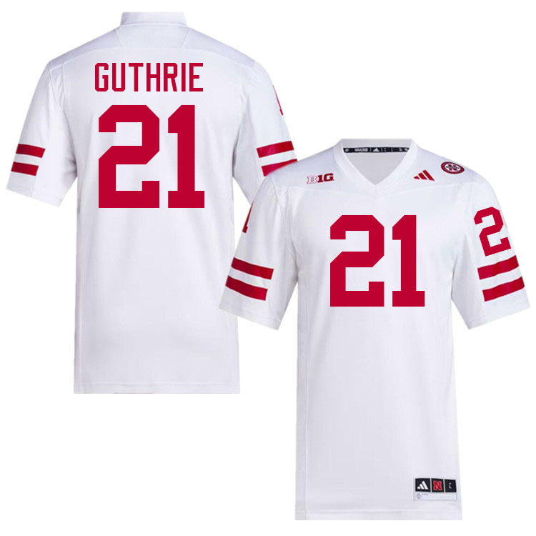 #21 Rex Guthrie Nebraska Jersey,Nebraska Cornhuskers Football Uniforms,Jersey-White #21 Rex Guthrie Nebraska Jersey,Nebraska Cornhuskers Football Uniforms,Jersey-White